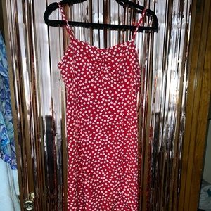 Sexy mid length dress with slit - size medium - Never worn!